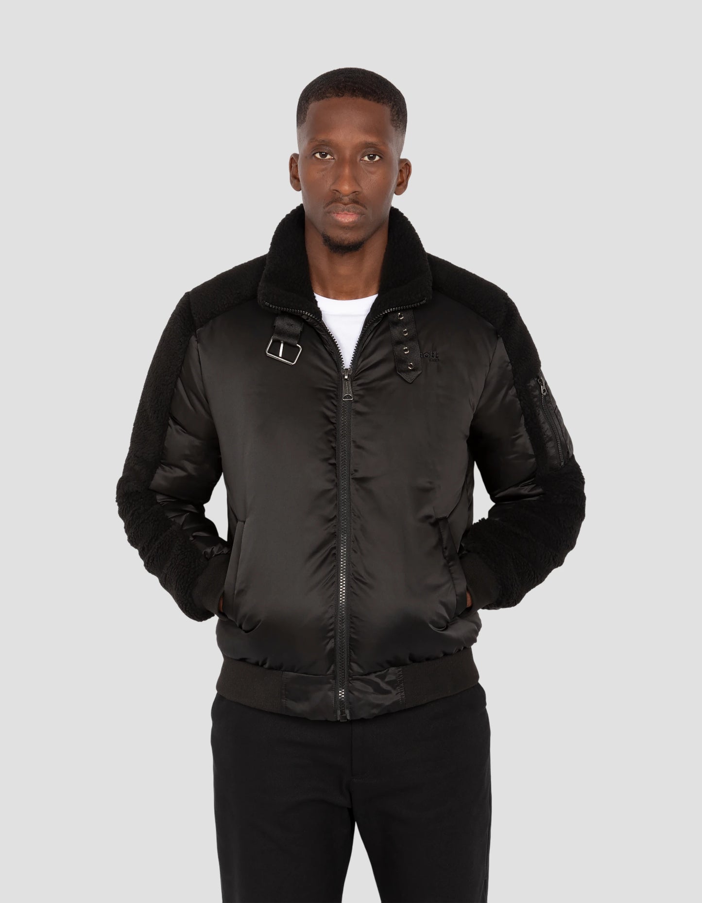 Chaqueta del ejército negro