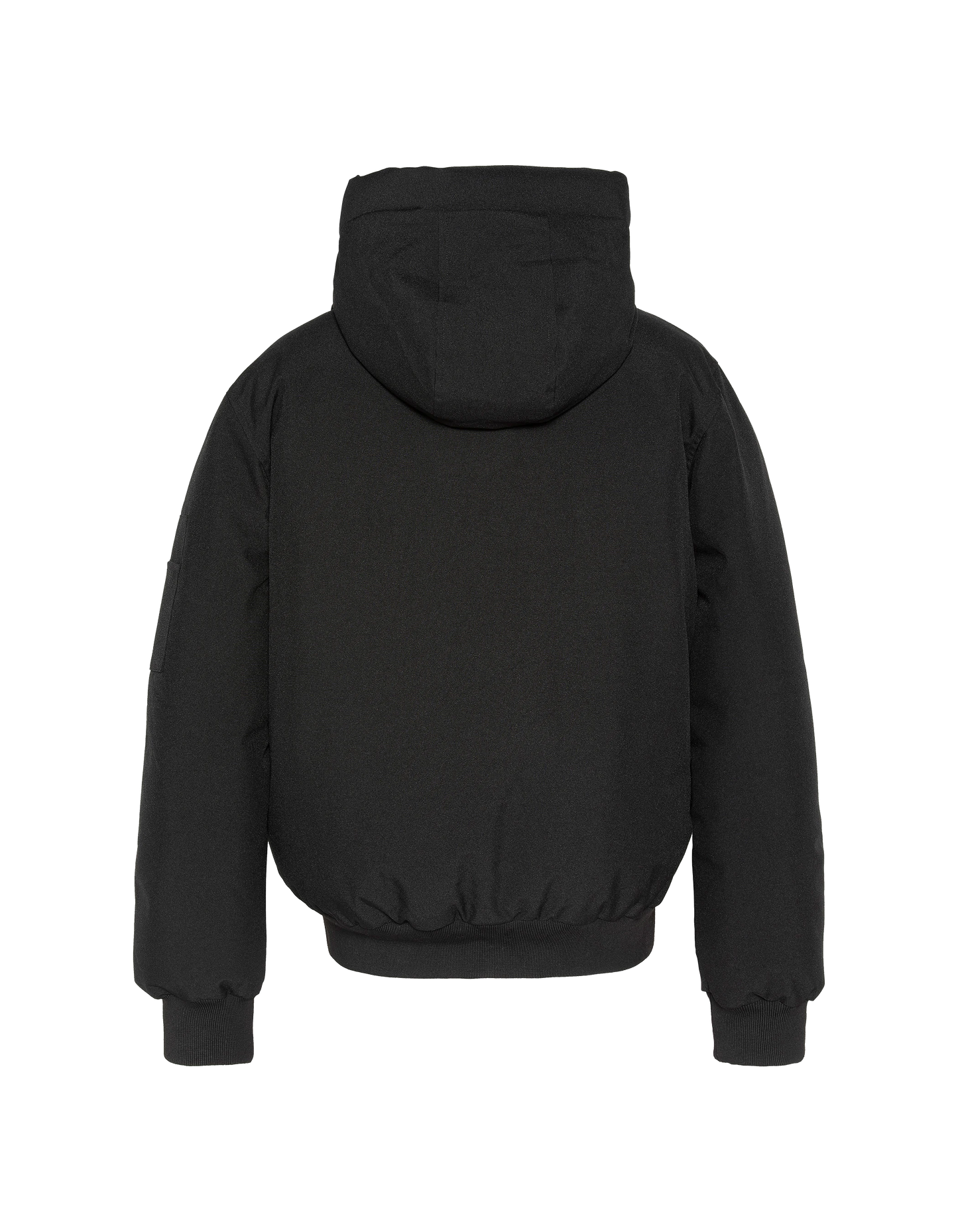 Chaqueta con capucha negra