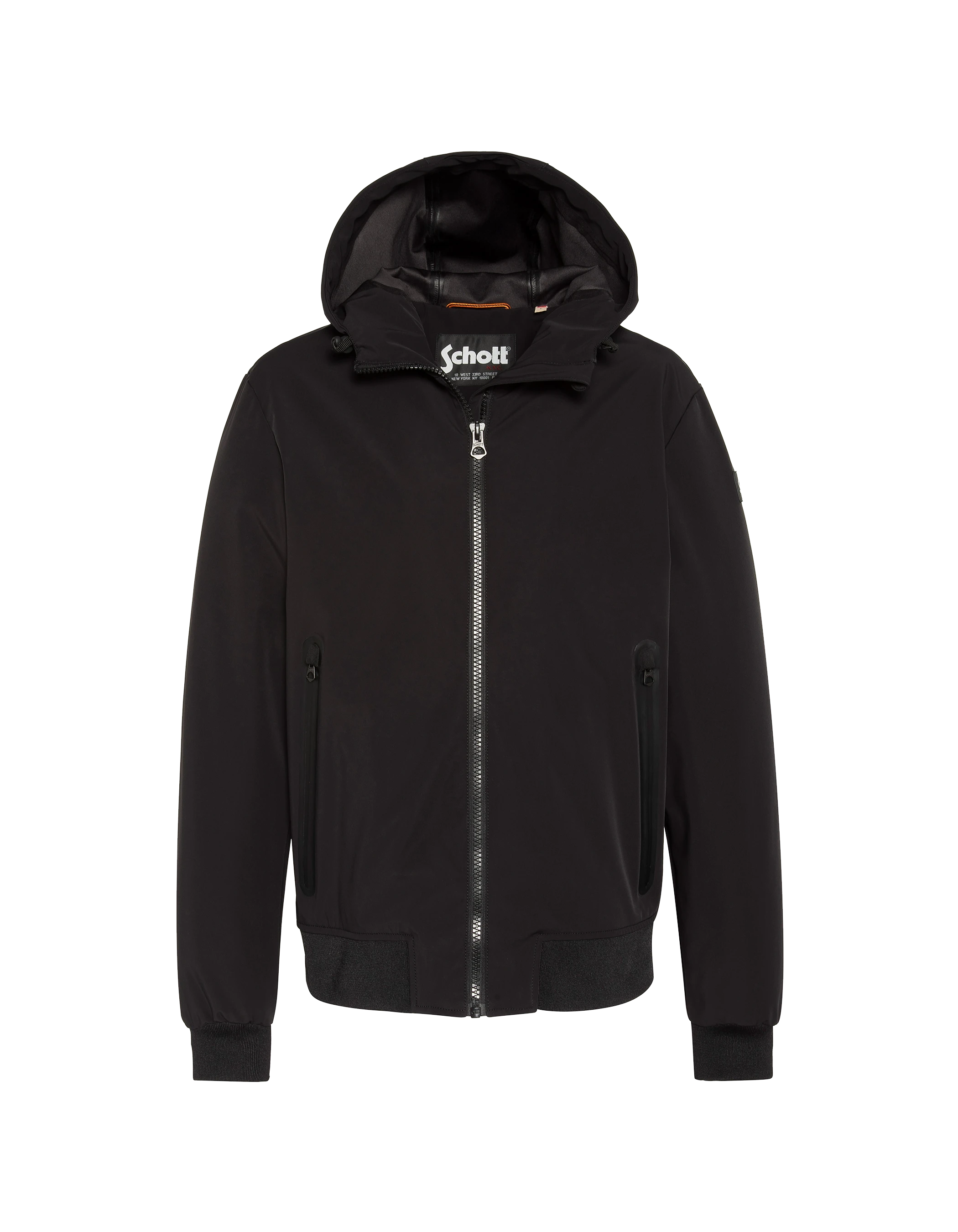 Chaqueta negra con encapuchas-1