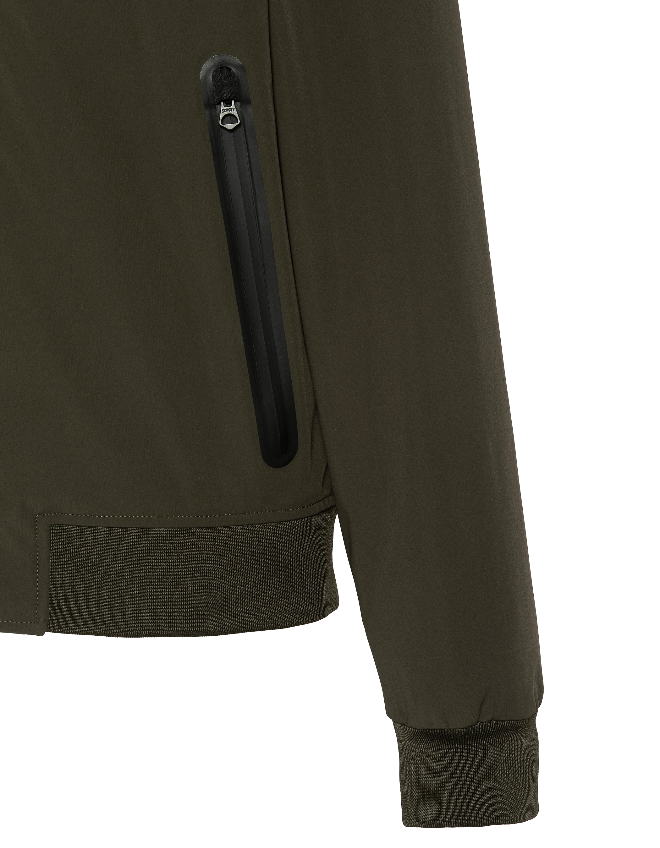 Chaqueta de color caqui urbano con encapuchas-5