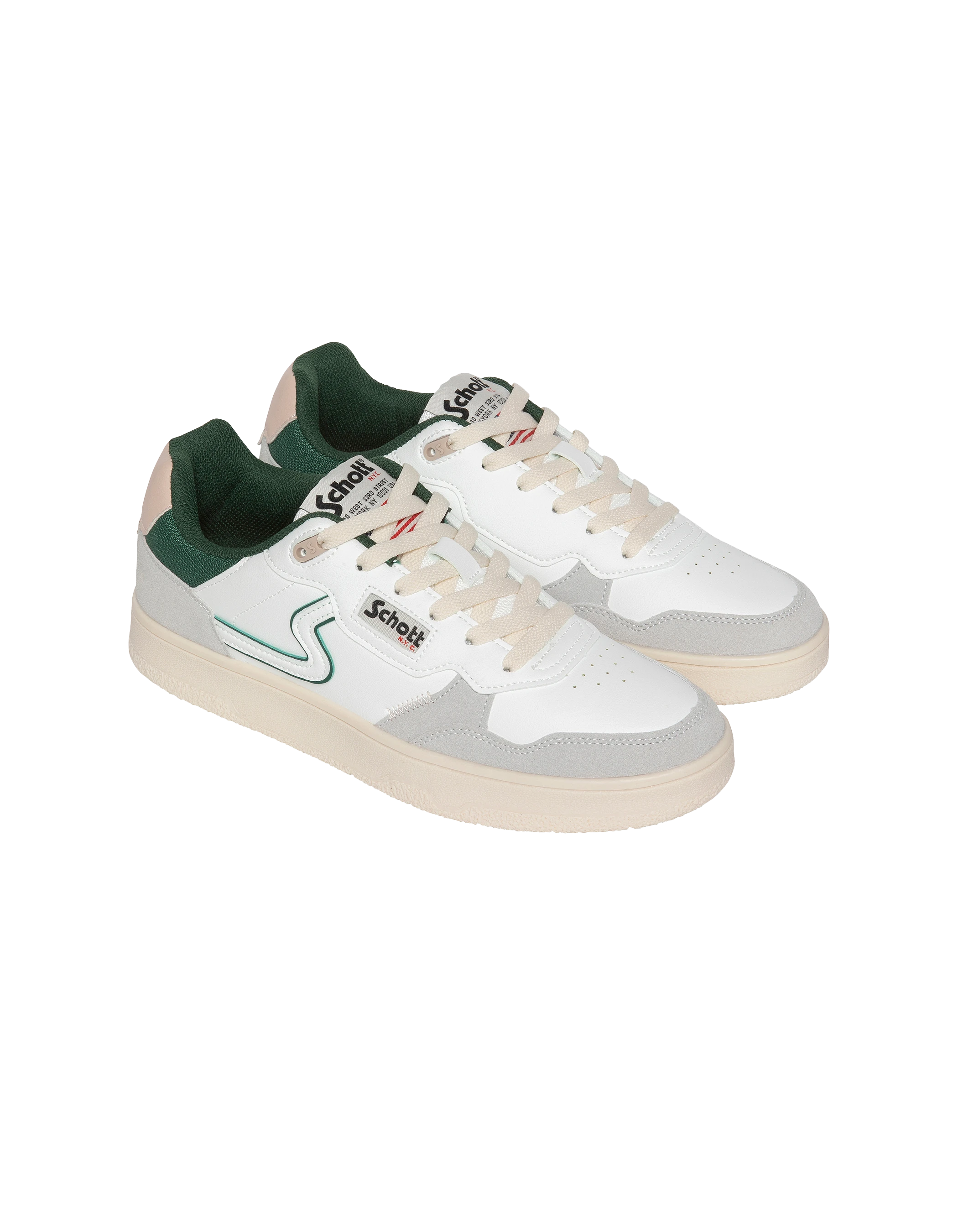 Darcy White e Green Darcy Sneaker-1